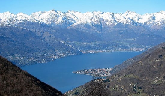 Lago di Como (Aussicht am Passo Agueglio)