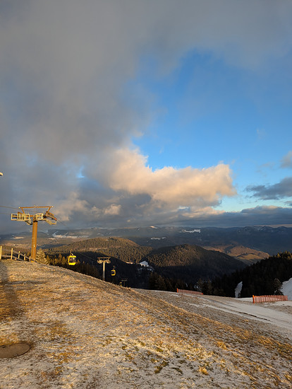 Schneeschuh-Wanderung um Belchengipfel mit Lieblingsmenschen (Gipfel -8°)