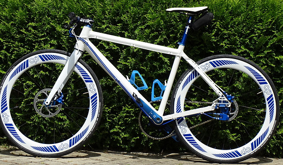 cyclepower road white/blue
