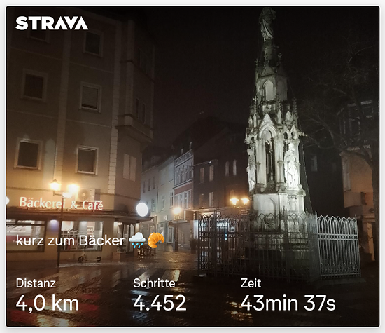 kurz zum Bäcker 🌧️🥐