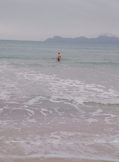 Spaziergang am Strand 🌧️