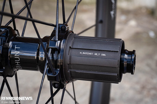 Hunt verwendet eigene Naben