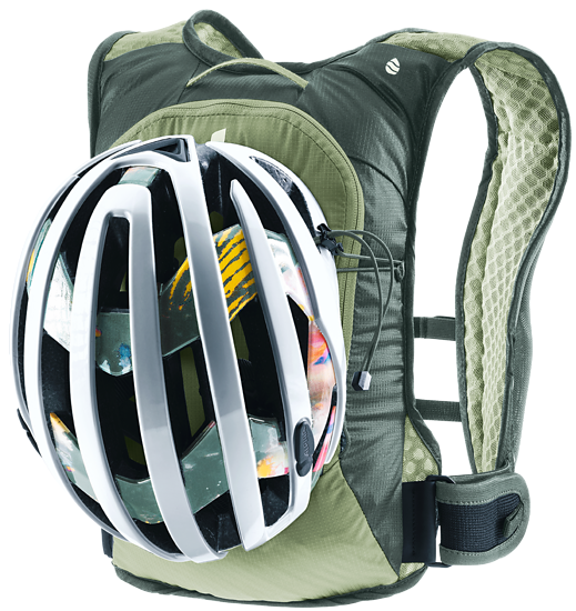 Auch auf eine Helmhalterung wurde nicht verzichtet.