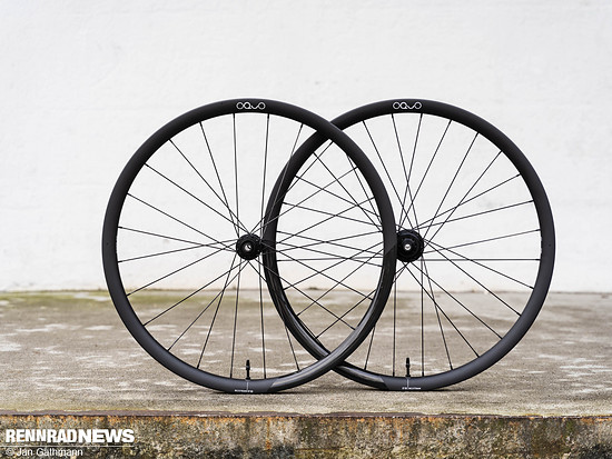 Der Oquo RC25 Team Laufradsatz ist für den Gravel- und Allroad-Einsatz gedacht.