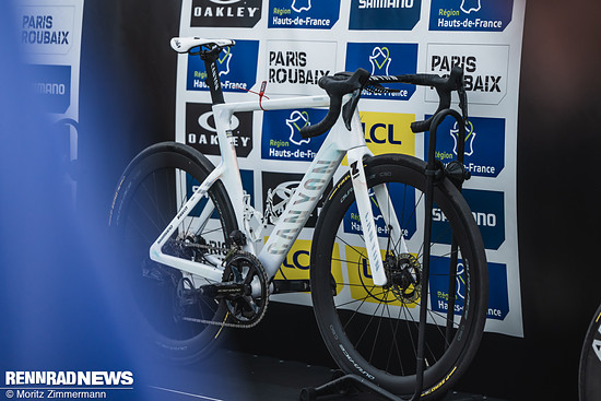 Einmal mehr war das Canyon Aeroad CFR von Mathieu van der Poel das schnellste Rad des Tages bei den Männern.