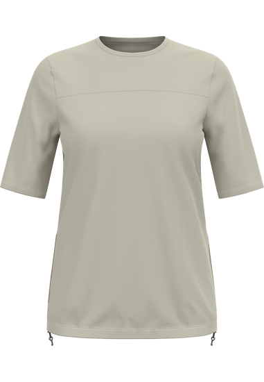 Women's Explorer Chill-Tec Cargo-Kurzarmshirt - Front - Agate Gray