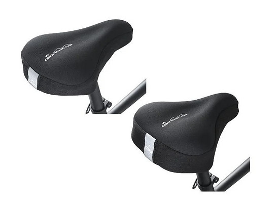 Der Bezug soll Sättel noch mehr Komfort verleihen uns ist für 4,99 € zu haben.