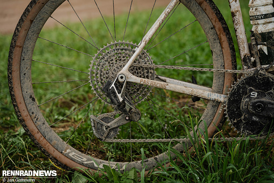 Ceramicspeed Schaltrolle als Effizienz-Upgrade – habe ich recht häufig gesehen.