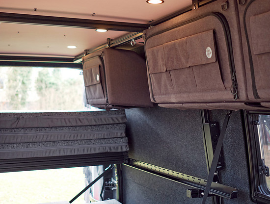 Die Module sollen frei konfigurierbar und sogar bei Fahrzeugwechsel in einen neuen Van umziehen können.