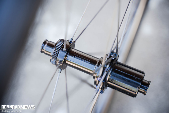 Die Naben sind ebenfalls eine Neu-Entwicklung.