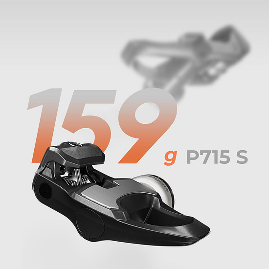 Für das Shimano SPD-SL System muss man ganze 2 g drauflegen.