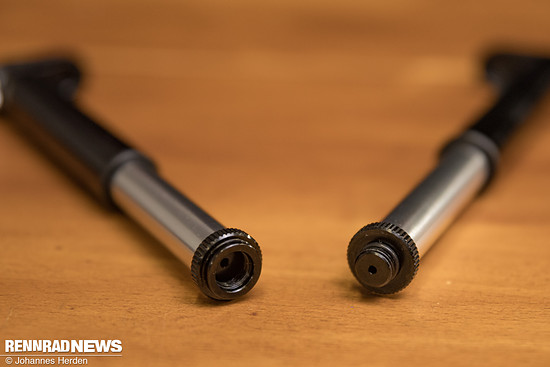 Die beiden Pumpenhälfen werden zusammengeschraubt und ergeben ein System