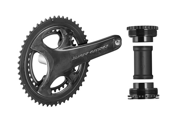 Auch die neue Kurbel setzt auf die Ultratorque Bauweise mit geteilter Welle.