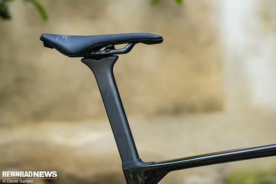 Die Sattelstütze wurde vom Soloist leicht modifiziert.