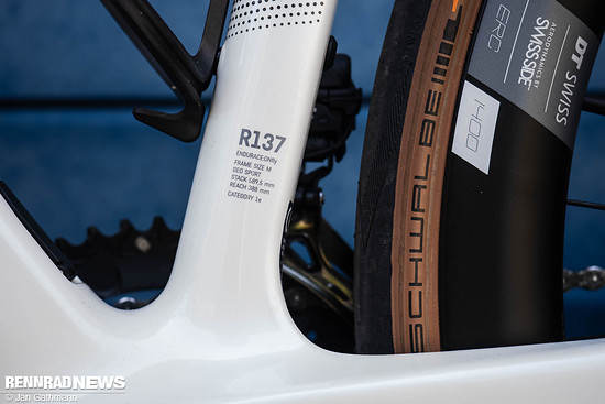 Der Rahmen des R137 wiegt 1.350 g – rund 300 g mehr als beim Sub-10 Modell.