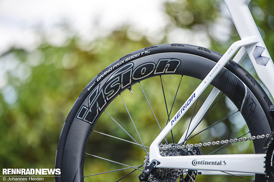 Zukunftssichere Felgenhöhe am Vision Metron 60 SL Laufradsatz.