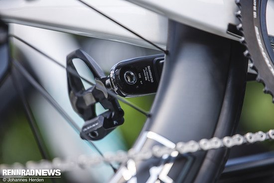 Mohoric fährt 165 mm Kurbeln.