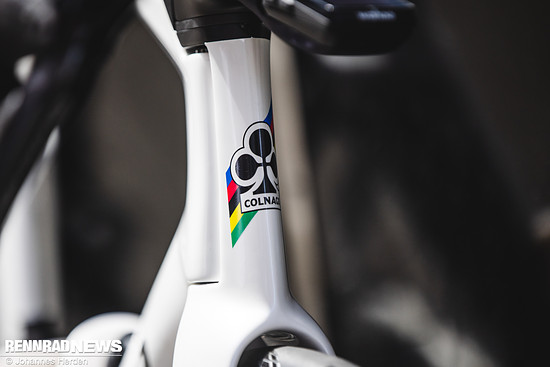 …das Steuerrohr aerodynamisch