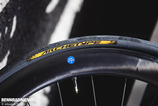 …ebenso wie die neuen Continental Archetype-Reifen – der schnellste Conti-Reifen bisher.