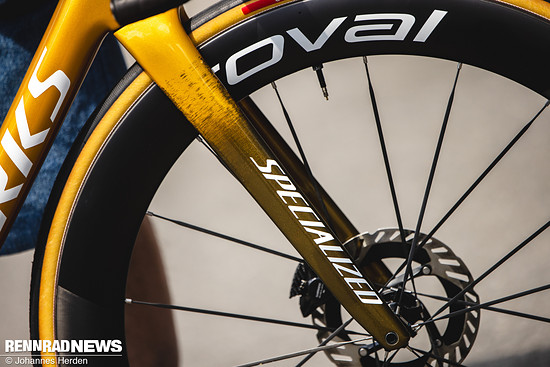 …passend zum Bike-Design gewählt.