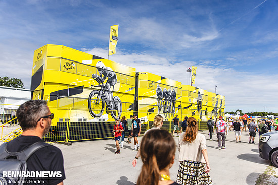 Im Hospitality-Bereich der Tour.