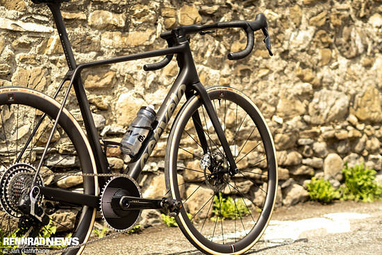 Sogar den Lack hat Cervélo weggelassen, um Gramm zu sparen.