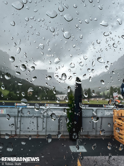 Kaum bin ich im Ziel...