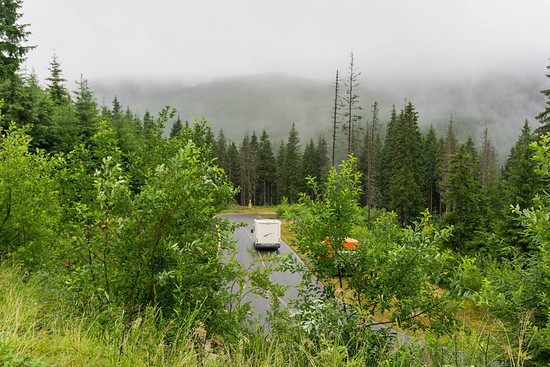 Transalpina SüdAuffahrt Serpentinen