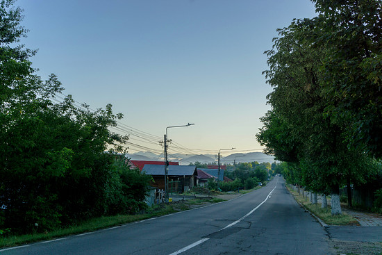 Blick auf die Südkarpaten bei Curtea de Arges