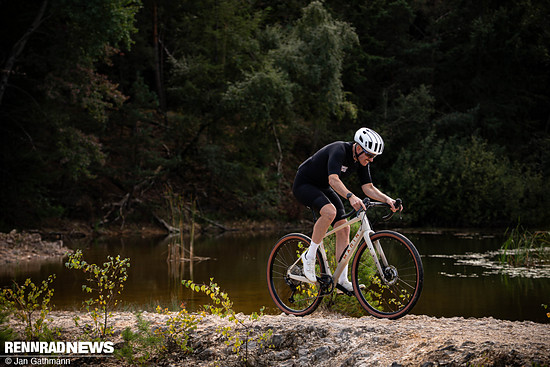 Man kann es durchaus auch mal hart treten…