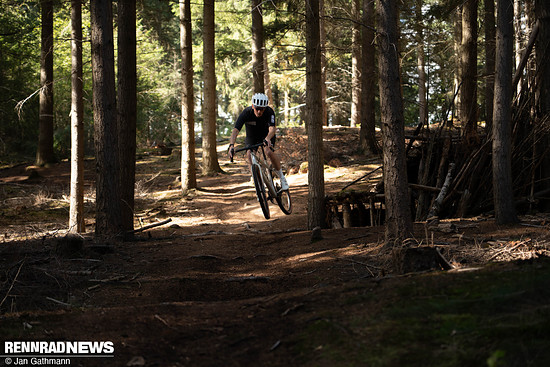 …aber das hart Abfahren liegt ihm besser als anderen.