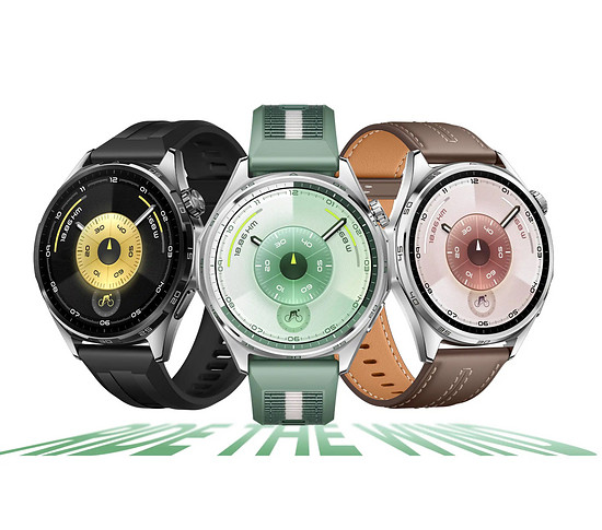 Bei der günstigeren Huawei Watch GT 6 muss man auf die Powermeter-Funktion verzichten, zahlt allerdings nur 249 € (UVP).