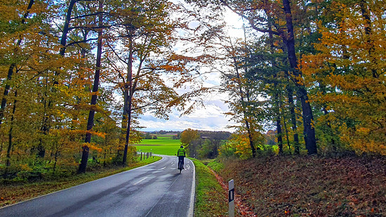 Radründchen bei Wetterlotterie, wieder nicht gewonnen,  wieder naß  geworden