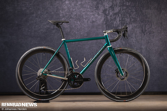 Cicli Bonanno Futomaki Disc ICR mit Cromo-Velato Lackdesign.