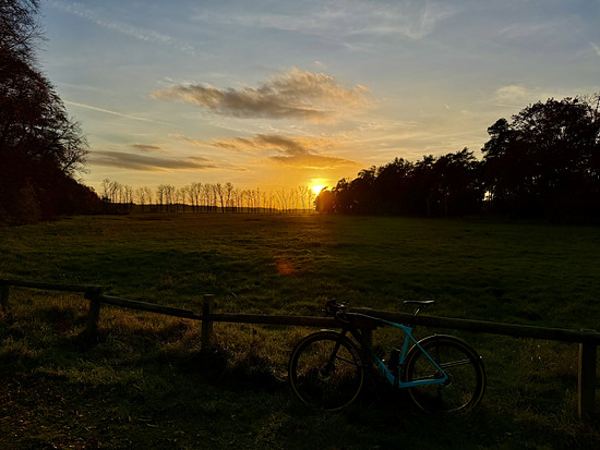 Gravel-Fahrt am Nachmittag