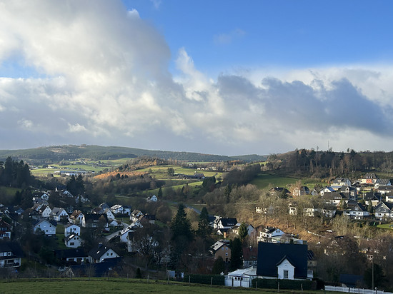 Nach den Schneeschauern