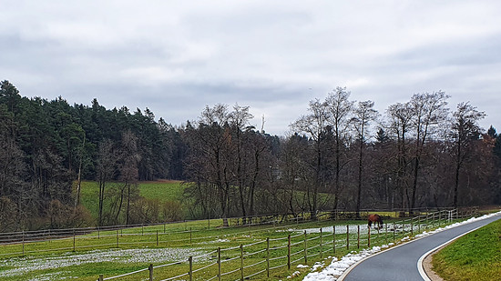 Fahrt nach Lauf/Pegnitz, Erledigungen für meine Mutter und Testen eines neuen Helms mit Visier