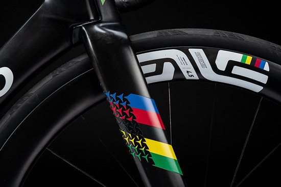 Enve SES 4.5 Laufräder wie bei der Tour.