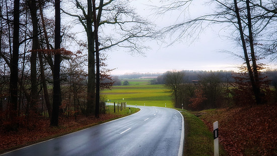 Regenfahrt von der Werkstatt mit kleinem Umweg nach Hause 🌧