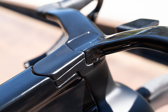 Das Aero-Cockpit trägt maßgeblich zur Aerodynamik bei.