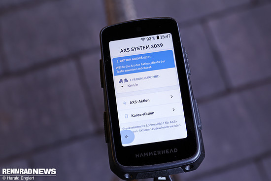 Selbst für den Kombi-Druck auf beide Bonus-Buttons gleichzeitig lässt sich eine Funktion festlegen