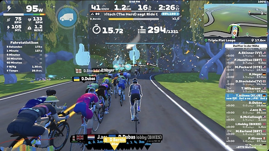Zwift - Triple Flat Loops in Watopia