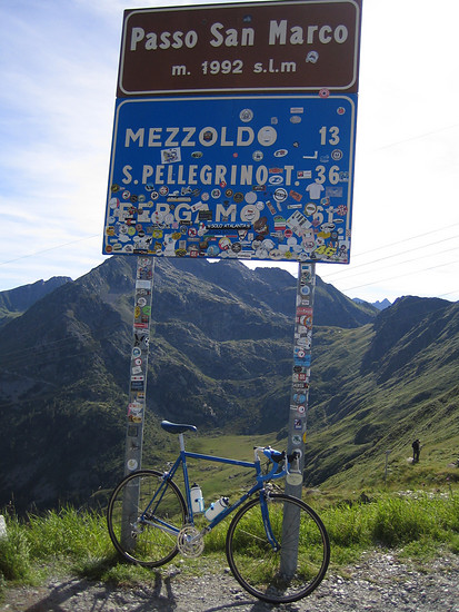 Cinelli Genius am Passo di San Marco