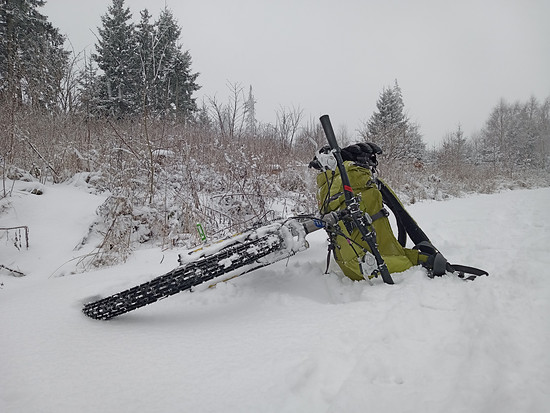 Taunus bis unterhalb Sandplacken ( MTB + 28 Liter Backpack )