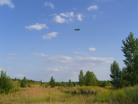 vom Schladitzer See Richtung Leipzig 