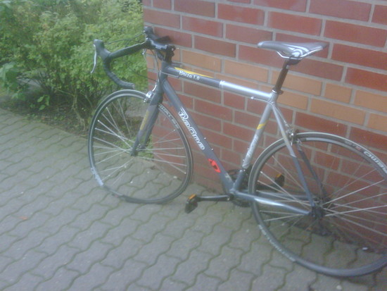 Da war das zweit Rad dahin....