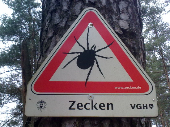 Achtung Zecken
