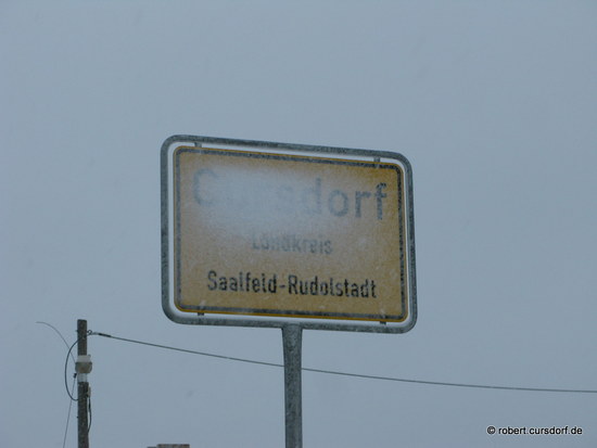 Cursdorf im Schnee