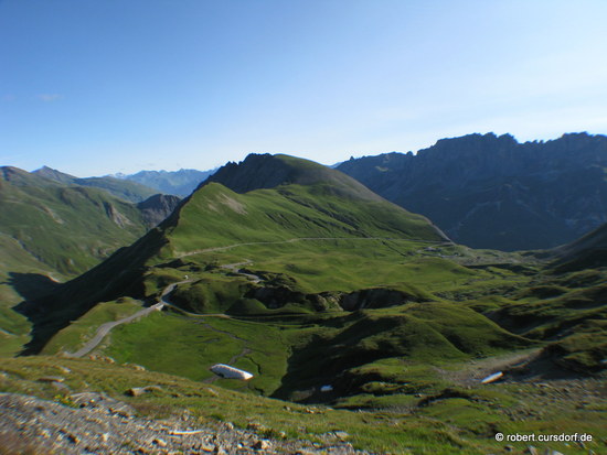 Blick vom Galibier Richtung Valloire