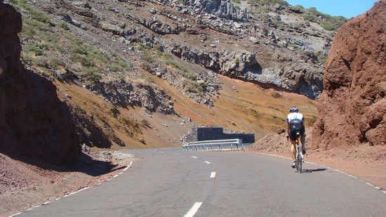 Mit Leihfahrrad auf La Palma